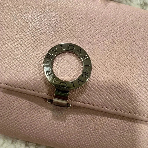 BVLGARI Logo clip Bifold Long Wallet Leather
Color: pink - Picture 9 of 12